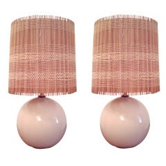 Pair of Sixties Ceramic Table Lamps