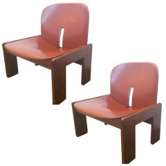 Pair of Tobia Scarpa Lounge Chairs
