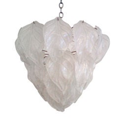 Venini Glass Petal Chandelier