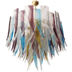 Barbini Murano"Confetti" Glass Chandelier