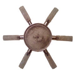 Austrian Flush Glass Chandelier