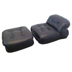 Tobia Scarpa "Soriana" Lounge and Ottoman