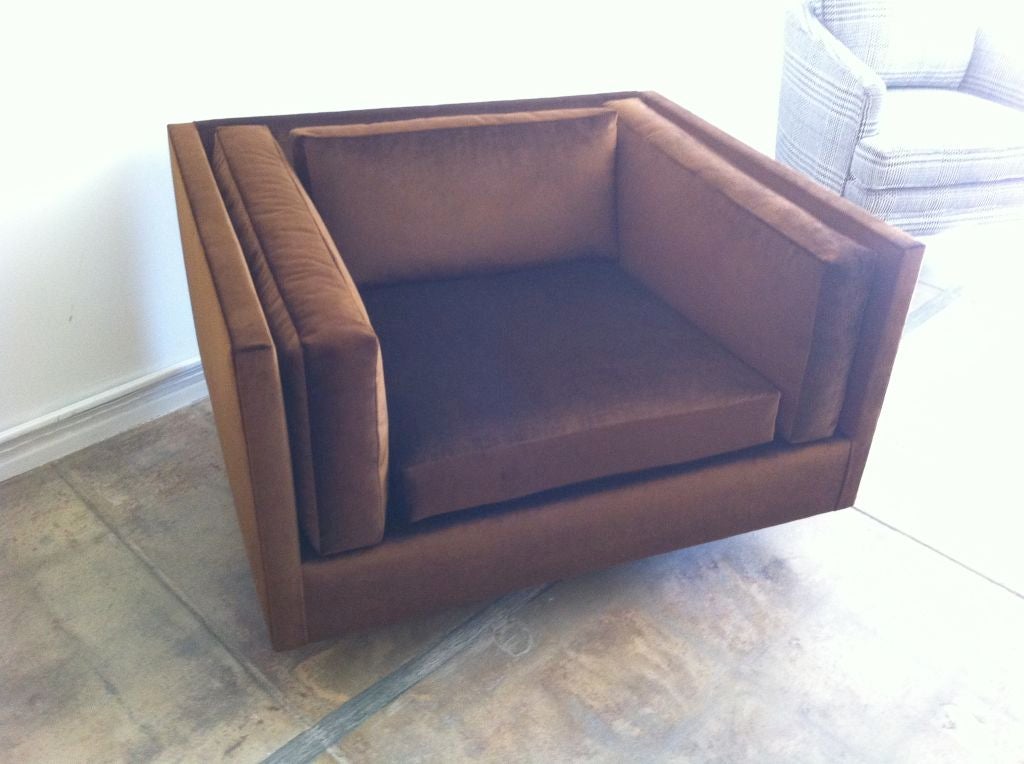 Pair of Harvey Probber Cube Chairs