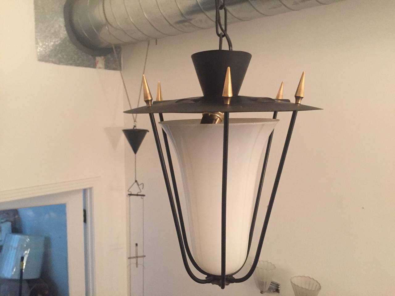 French 1950s Pendant Lantern 2