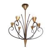 French Whimsical Fifties Pendant/Chandelier