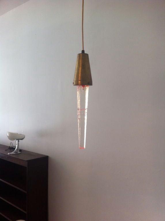 Paire de pendentifs en verre RAAK des années 1960 en vente 4