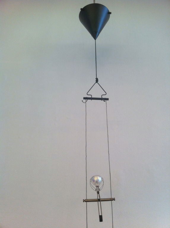 Eighties Art-Tech Ceiling/Floor Lamp For Sale 5