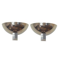 Pair of French Art Deco Wall Sconces/Lights Pair of French Art Deco Wall Sconces/Lights