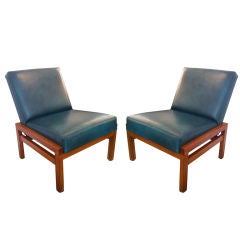 Pair of Modernist Martin Visser Lounge Chairs