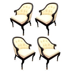 Set of 4 Monteverdi Young Chairs