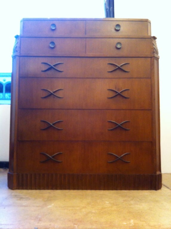 American Grosfeld House Chest of Drawers / Highboy