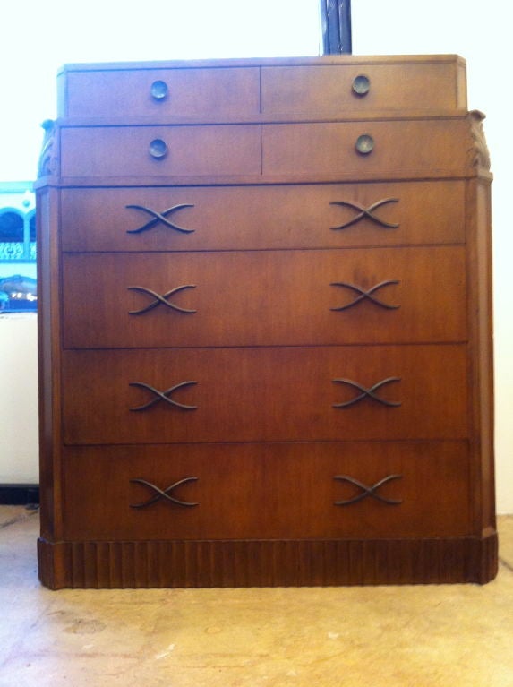 Mid-20th Century Grosfeld House Chest of Drawers / Highboy