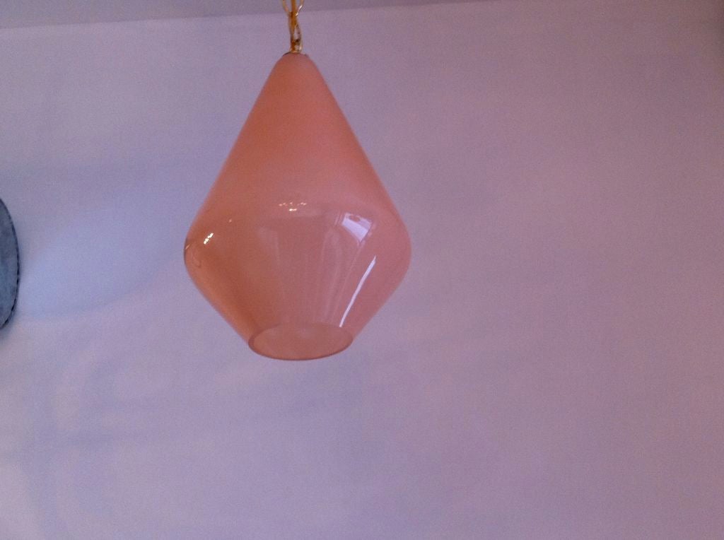 Pair of Seguso Glass Pendants 6