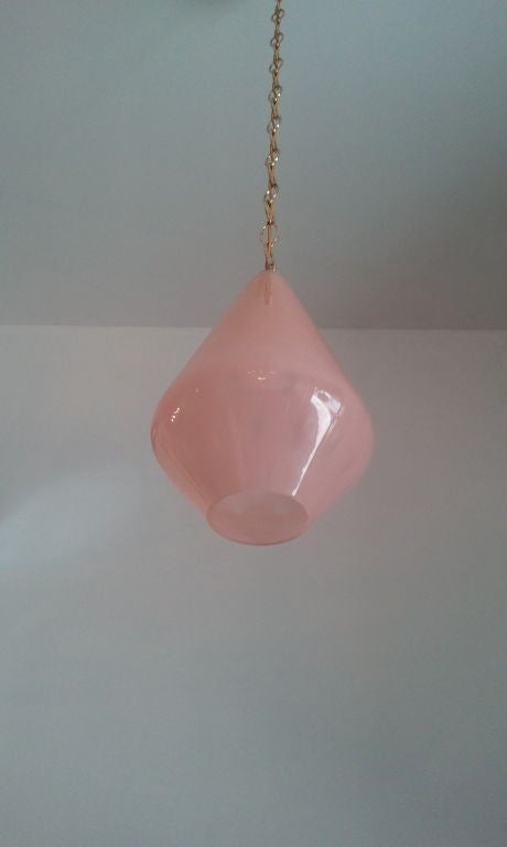 Mid-20th Century Pair of Seguso Glass Pendants