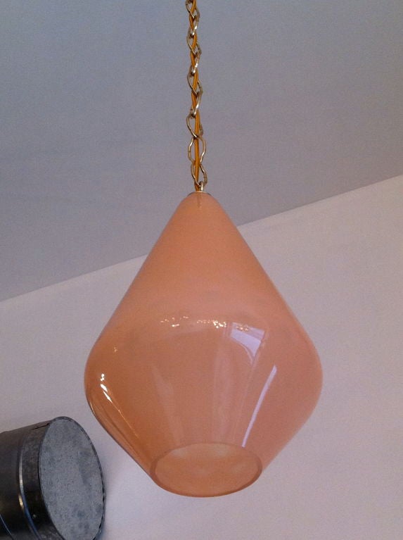 Pair of Seguso Glass Pendants 1