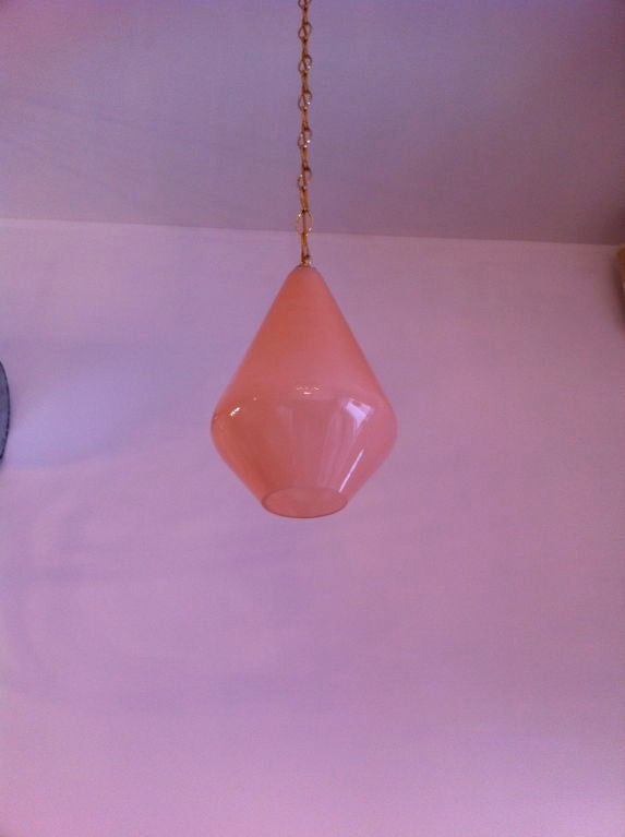 Pair of Seguso Glass Pendants 2