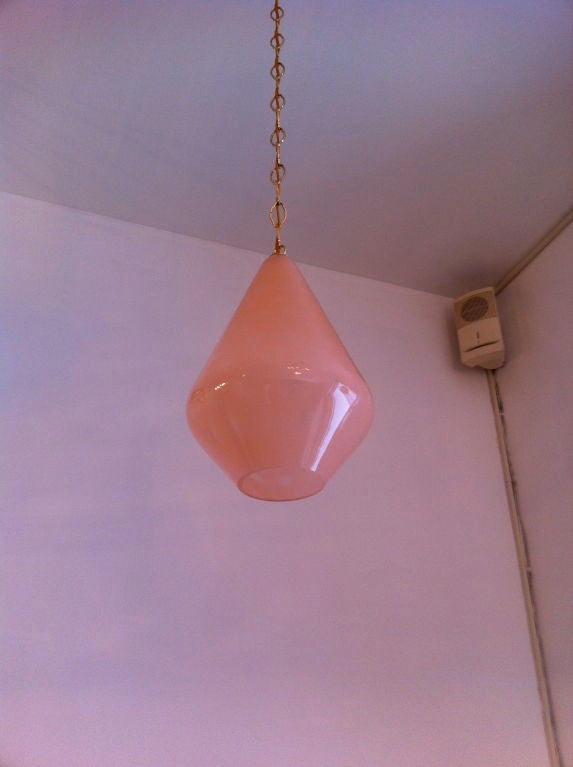 Pair of Seguso Glass Pendants 3