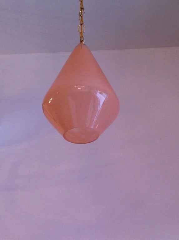 Pair of Seguso Glass Pendants 5