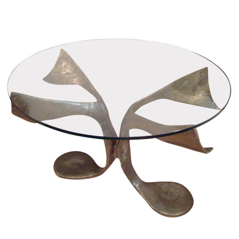 Bronze Center/ Dining Table by Claude Victor Boeltz