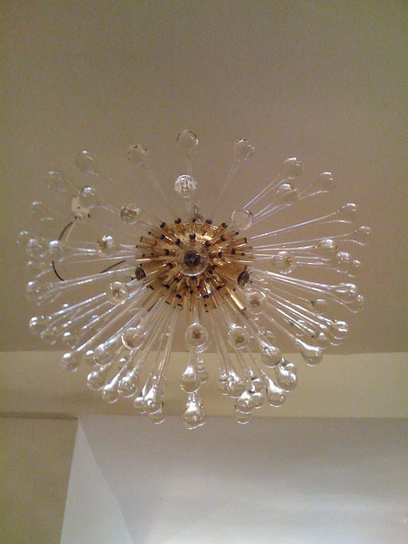 Italian Flush Dandelion Ceiling Chandelier At 1stdibs