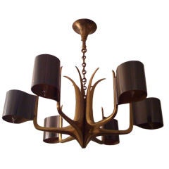 French Charles et Fils Chandelier
