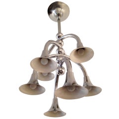 Large Reggiani 1960s Chandelier 12
