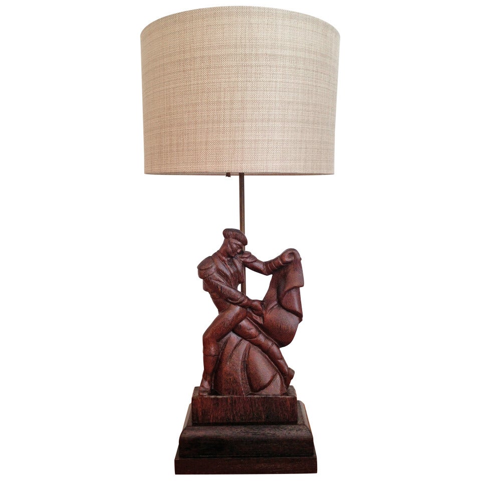 1940er Heifetz-Tischlampe im Angebot