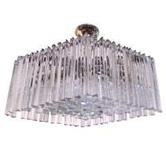 Murano Crystal Prism Cube Chandelier