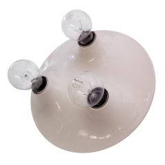 Vico Magistretti  PVC 1970
s Flush Ceiling Light (2)