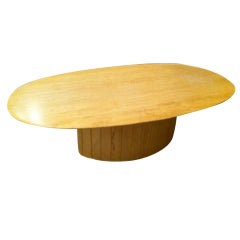 Italian 1960
s Travertine Coffee Table