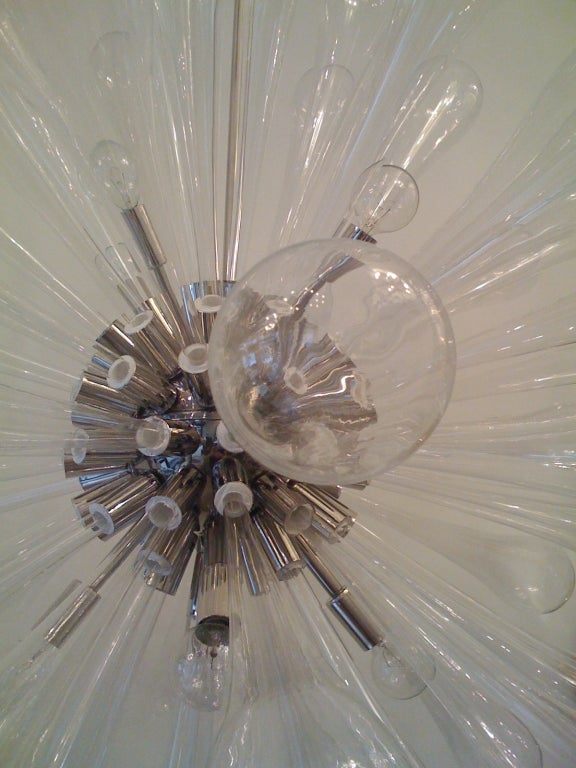 Grande lampadario in vetro soffiato di Murano in vendita 2