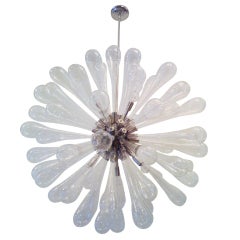 Large Murano Blown-Glass Chandelier 4