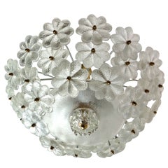 Austrian Floral 60's Flush/Pendant Light