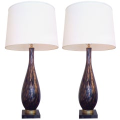 Pair of Venetian Table Lamps