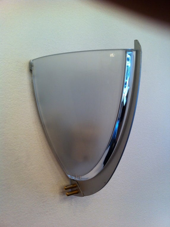 Pair of 90's Murano Glass Sconces.