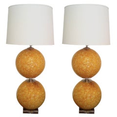 Pair of Murano 1960s Table Lamps 10