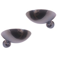 Pair of French Moderne 80's Wall Lights. 12