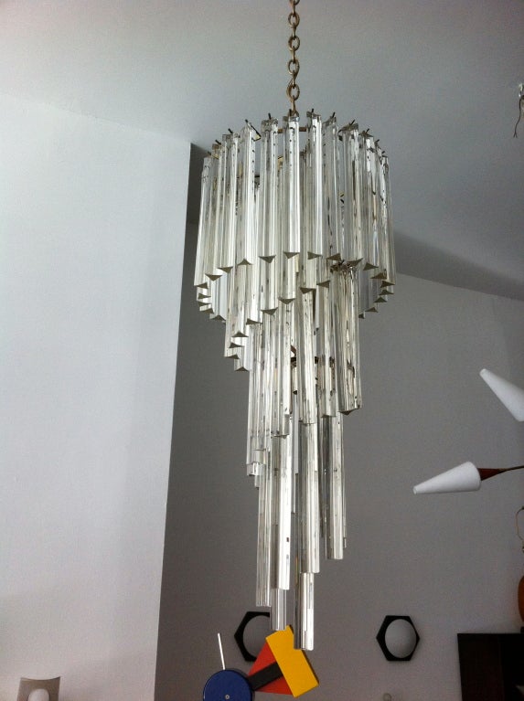 Murano Glass Waterfall Chandelier