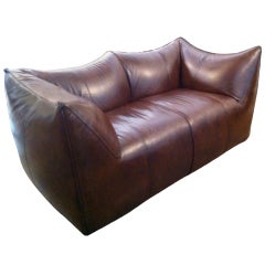 Mario Bellini  Leather "Le Bambole" Sofa