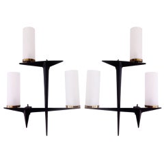 Pair of French '50s Arlus Wall Lights