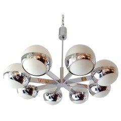 Italian 1970's "Bracket" Chandelier