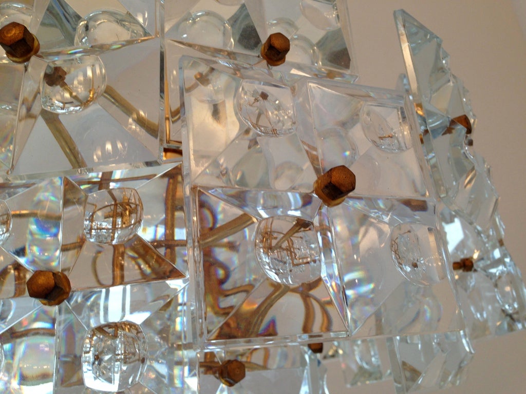 Mid-20th Century Kinkeldey Austrian Crystal Chandelier