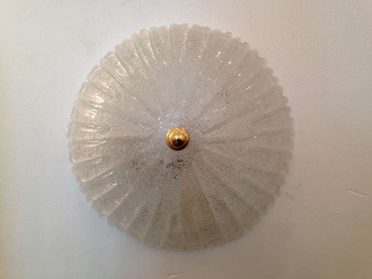 Murano Glass 50's Flush Light