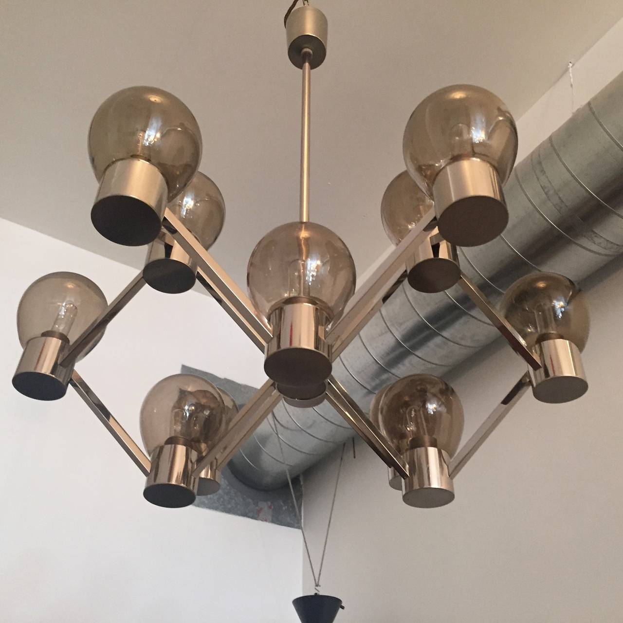 German Space Age Chandelier For Sale 1