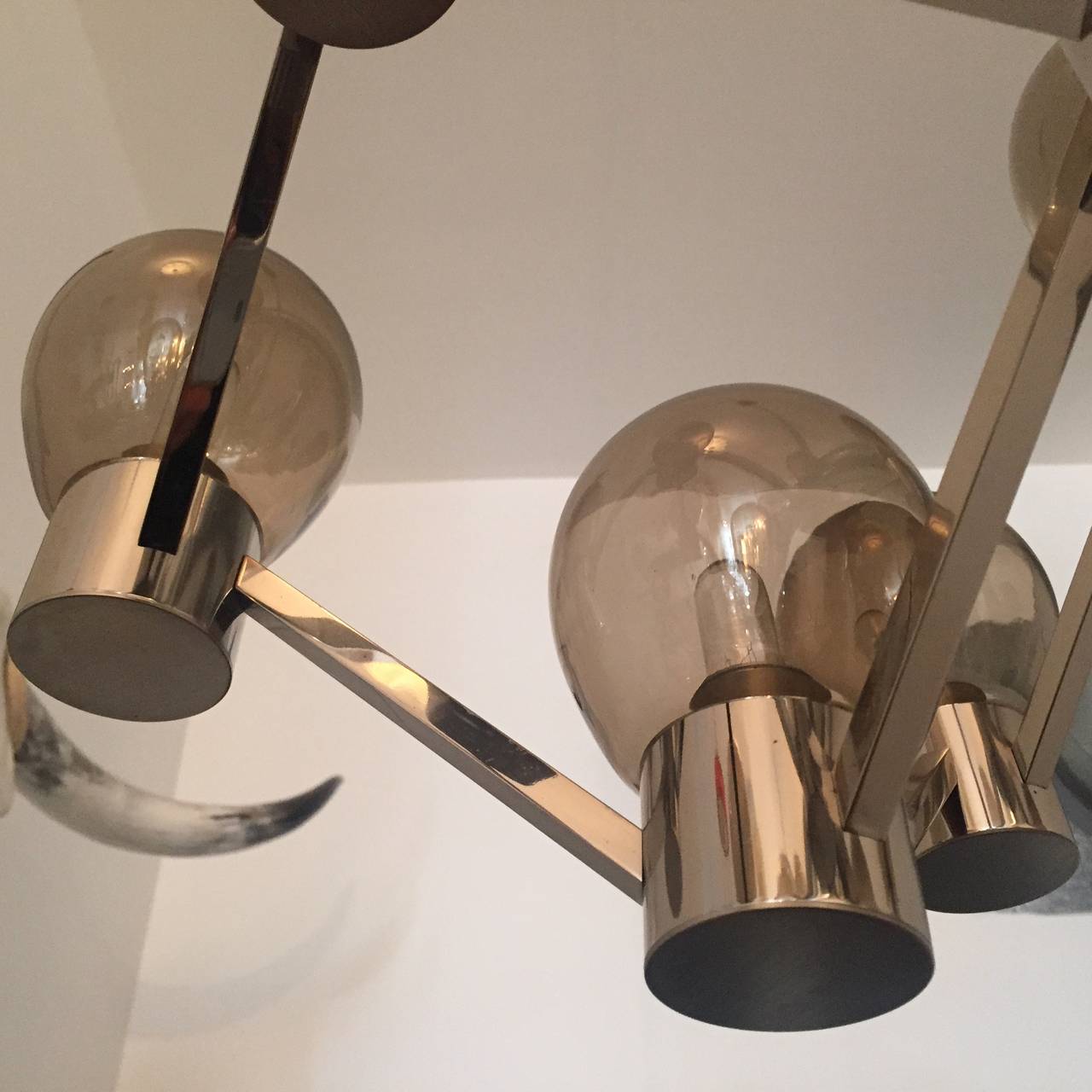 German Space Age Chandelier In Excellent Condition For Sale In New York, NY