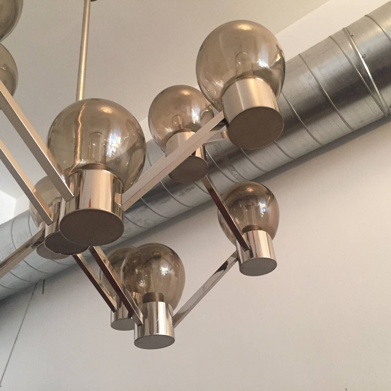 Late 20th Century German Space Age Chandelier For Sale