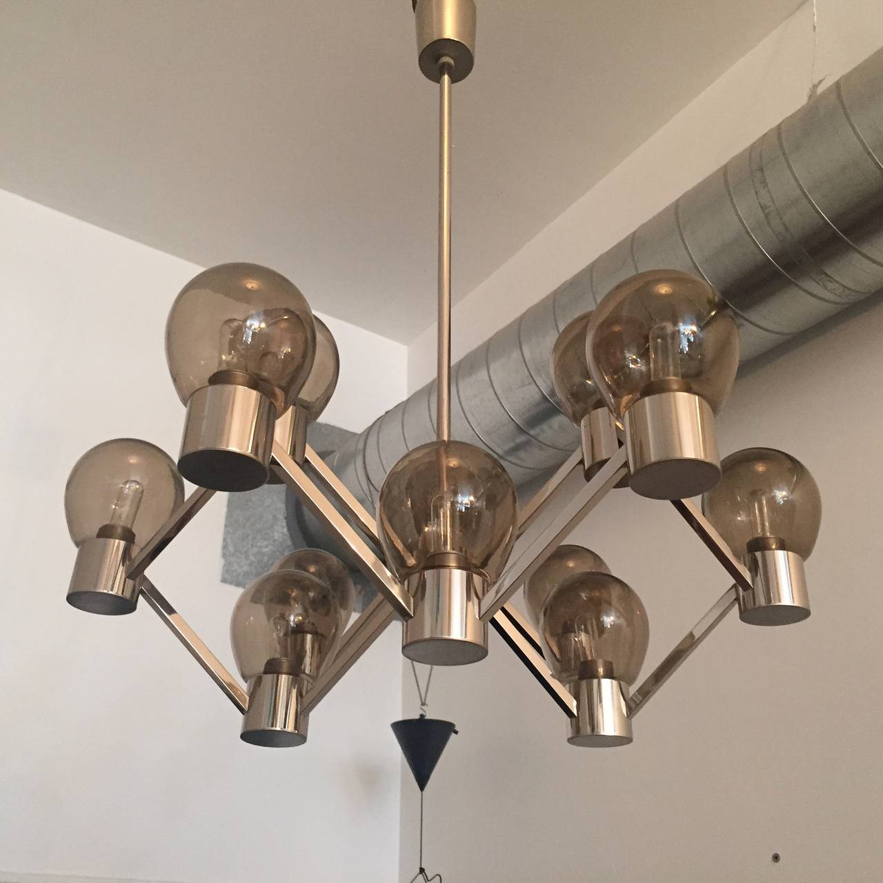 German Space Age Chandelier For Sale 2