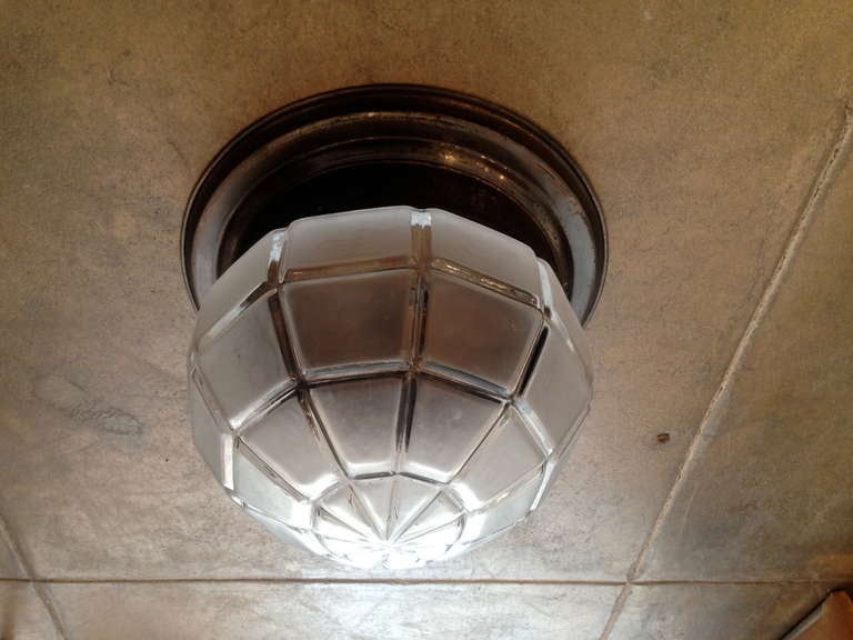 Austrian Secessionist Flush Ceiling Light 2