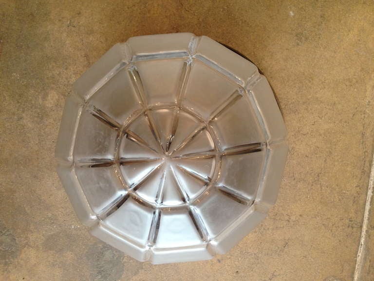 Austrian Secessionist Flush Ceiling Light In Good Condition In New York, NY