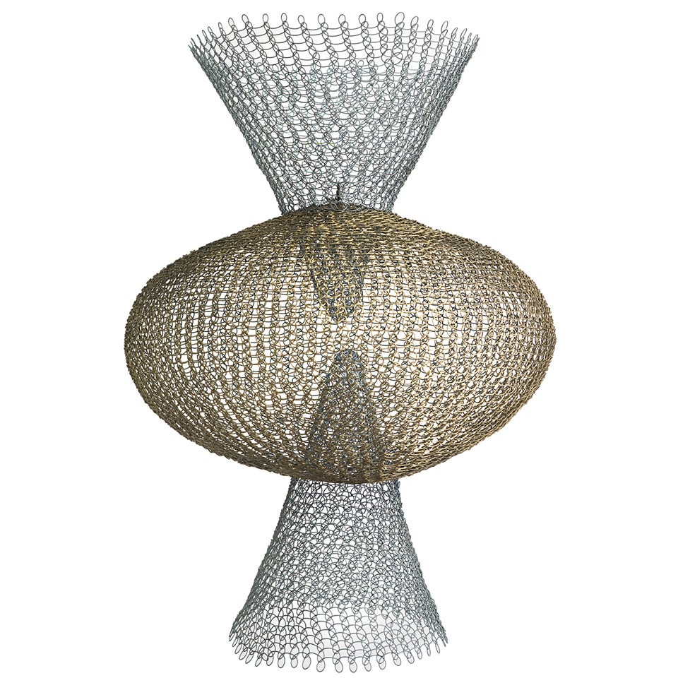 Ruth Asawa - S.562 - Double Cone with Center Sphere.